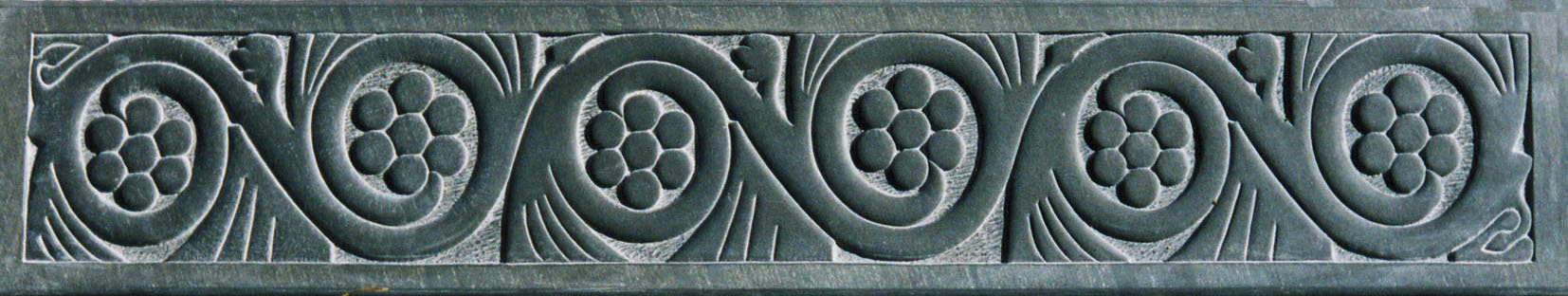 Slate relief carving Slate relief carving