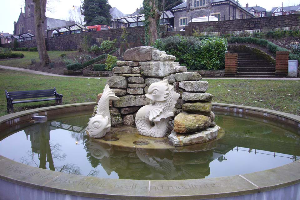 Pontypool Park Fountain limestone sculptures